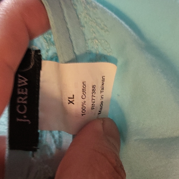 J.CREW Women's Long Sleeve Tunic Mint Color Size XL - Picture 8 of 8